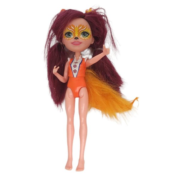 Mattel Enchantimals Felicity Fox Flick 6 Inch Doll Figures Poseable - Picture 5 of 8